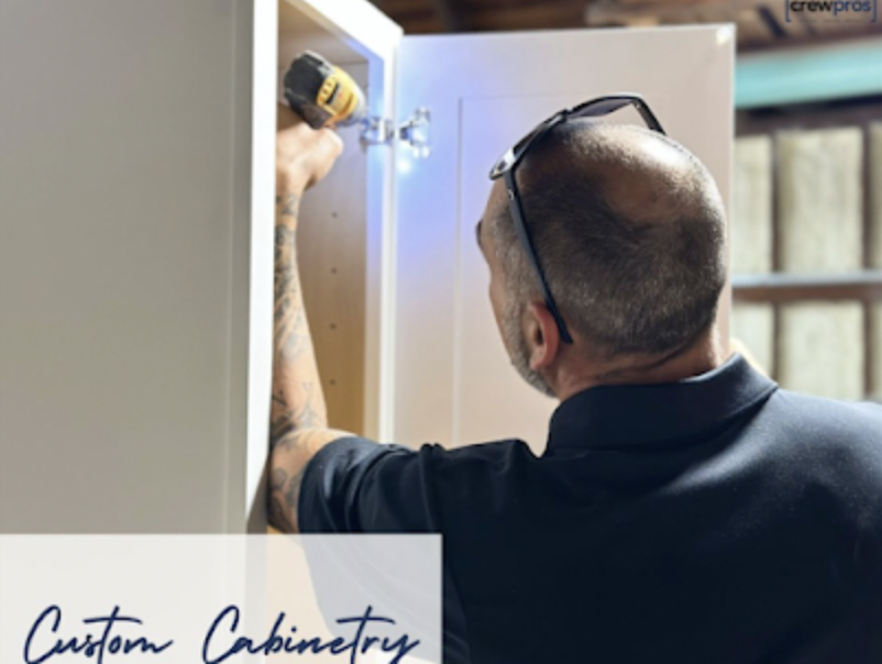 When it comes to custom cabinets, there are many styles of cabinetry that can be tailored to your design. All of our technicians at CrewPros are certified and take part in industry training to ensure that their skillsets are as honed as possible.
