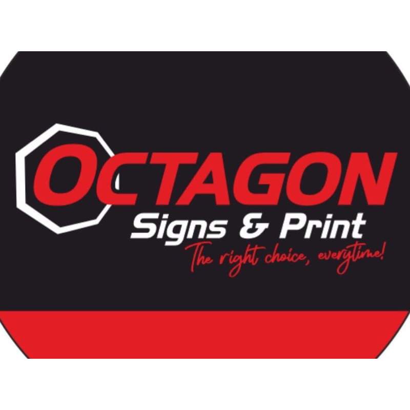 Octagon Signs And Print Logo