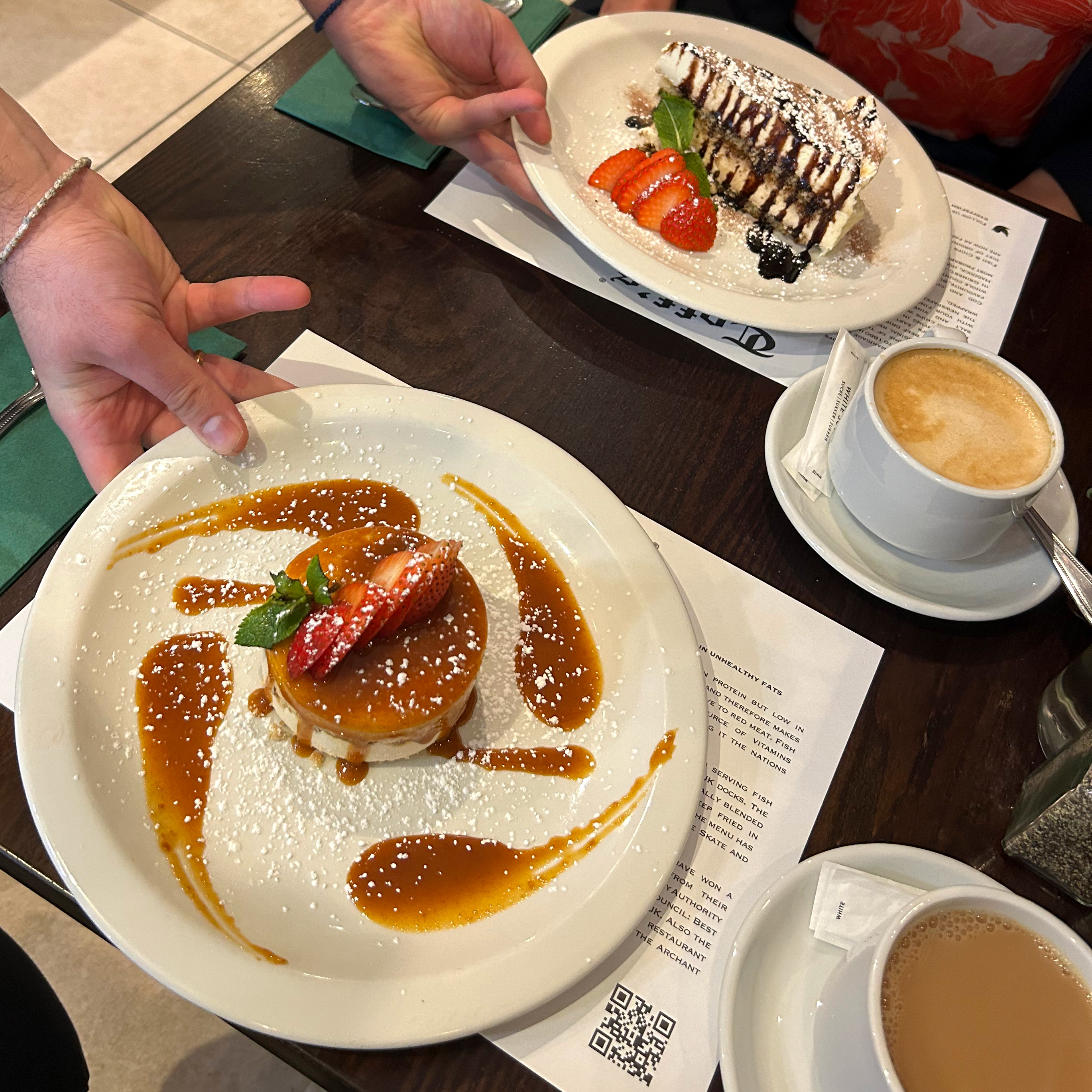 Toff's of Muswell Hill desserts