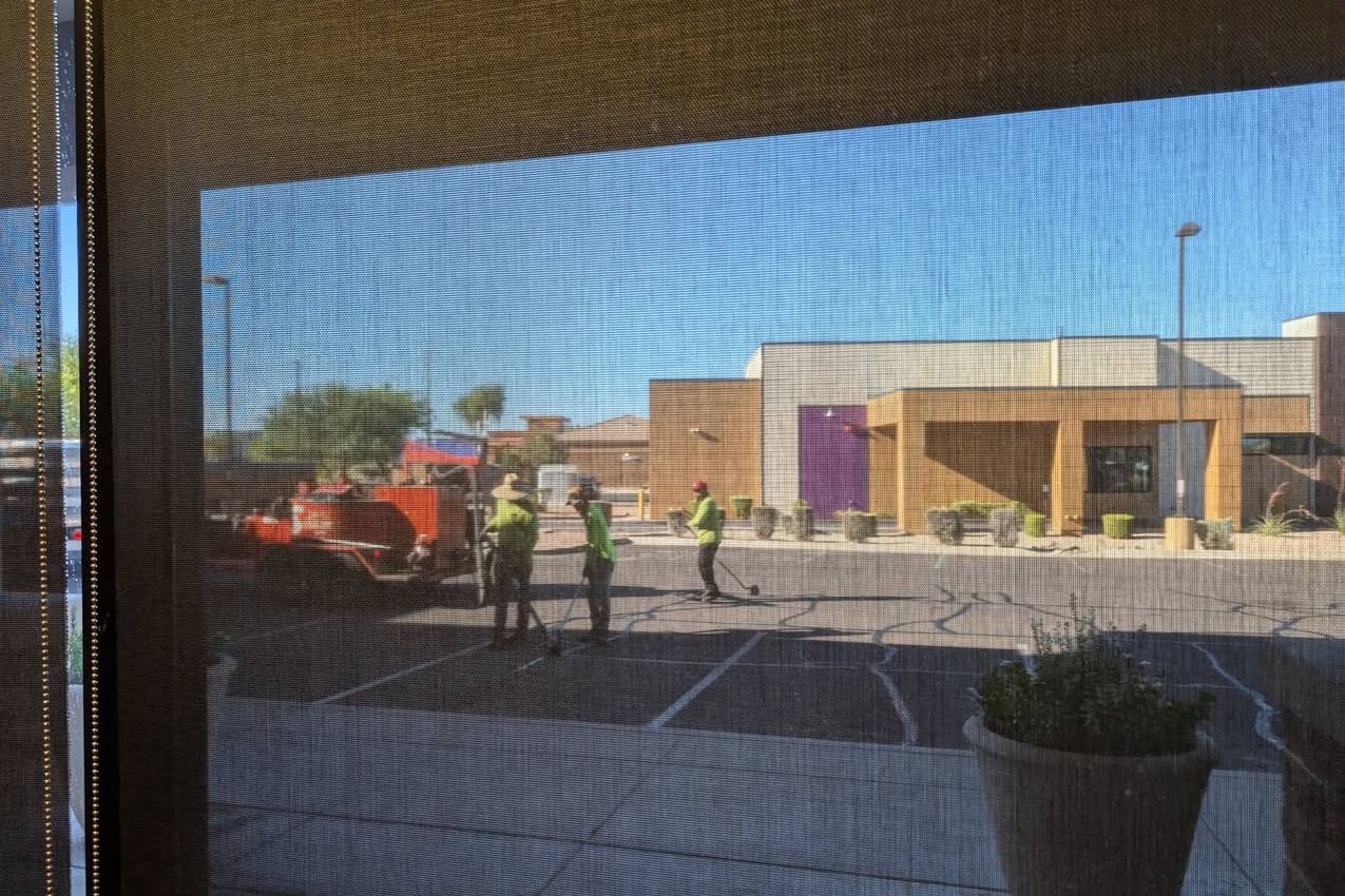 Our parking lot is getting a fresh update today. You can still visit our office, but please park in the back and use the front entrance. We appreciate your patience and cannot wait to show you the finished result.