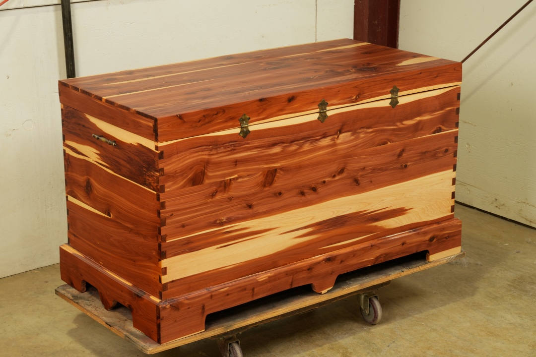 Cedar Chest Restoration in Fort Collins Angled - After