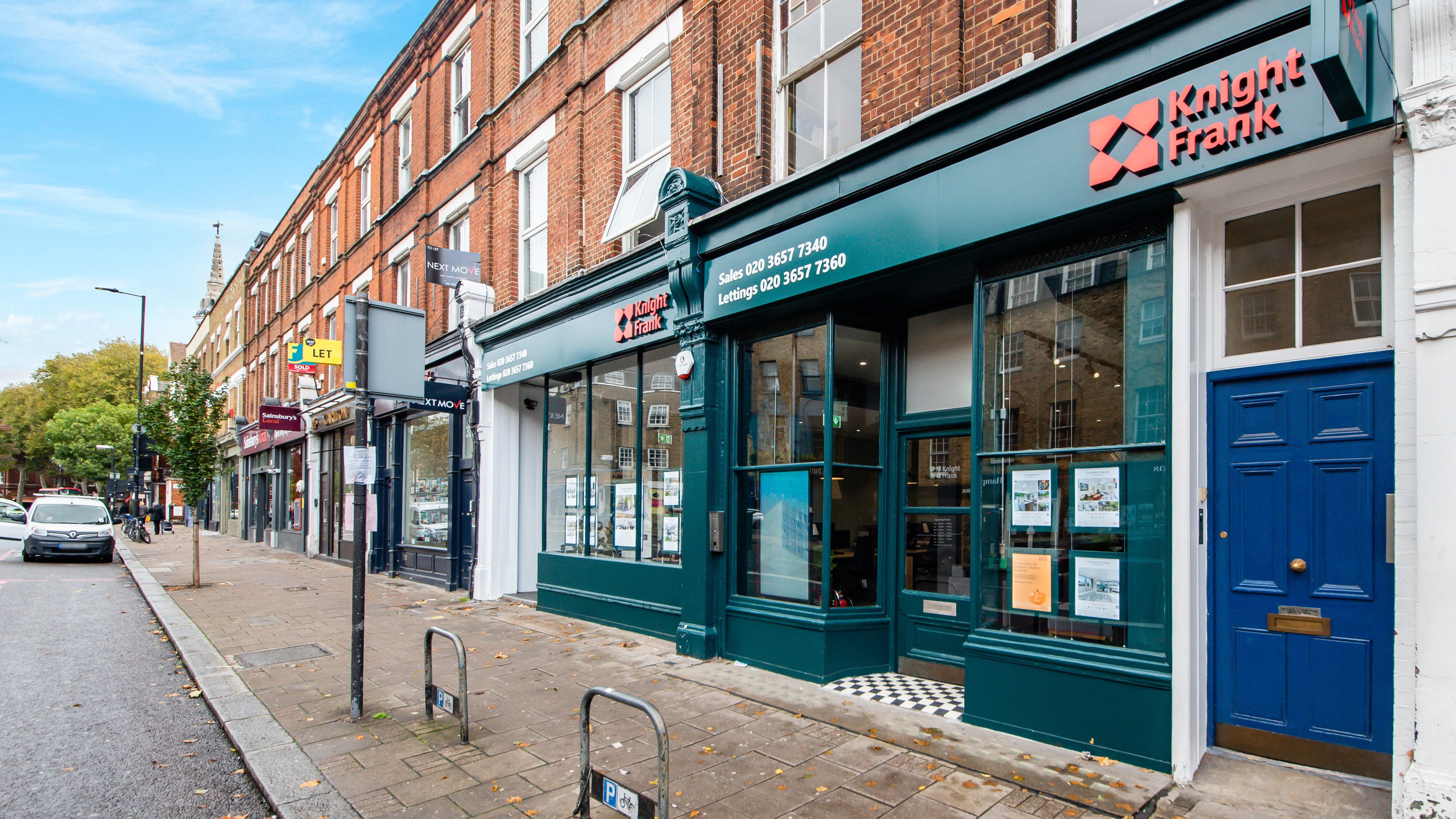Outside View of Knight Frank Estate agents in Islington