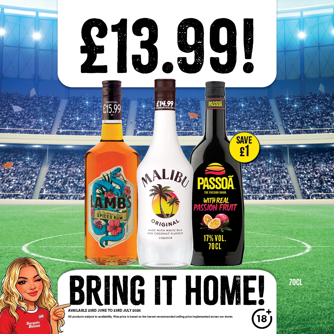 £13.99 each on selected spirits