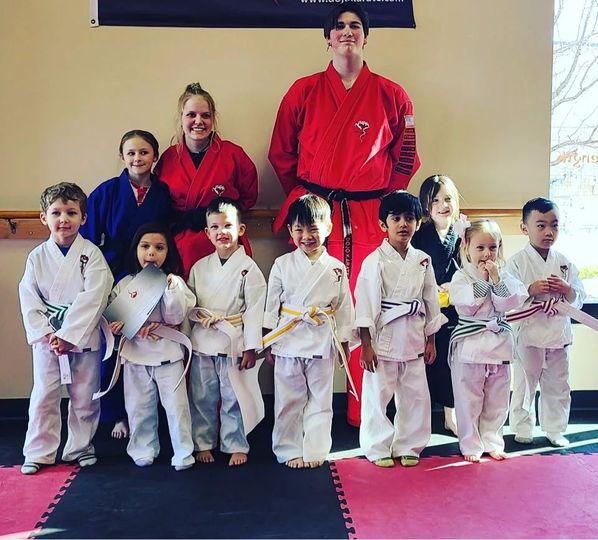 Congratulations to all of our April graduates at DOJO Karate Maple Grove, MN!