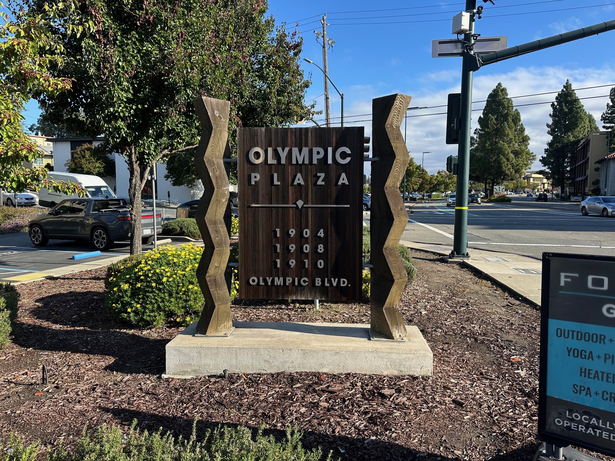 Walnut Creek Location Monument Sign