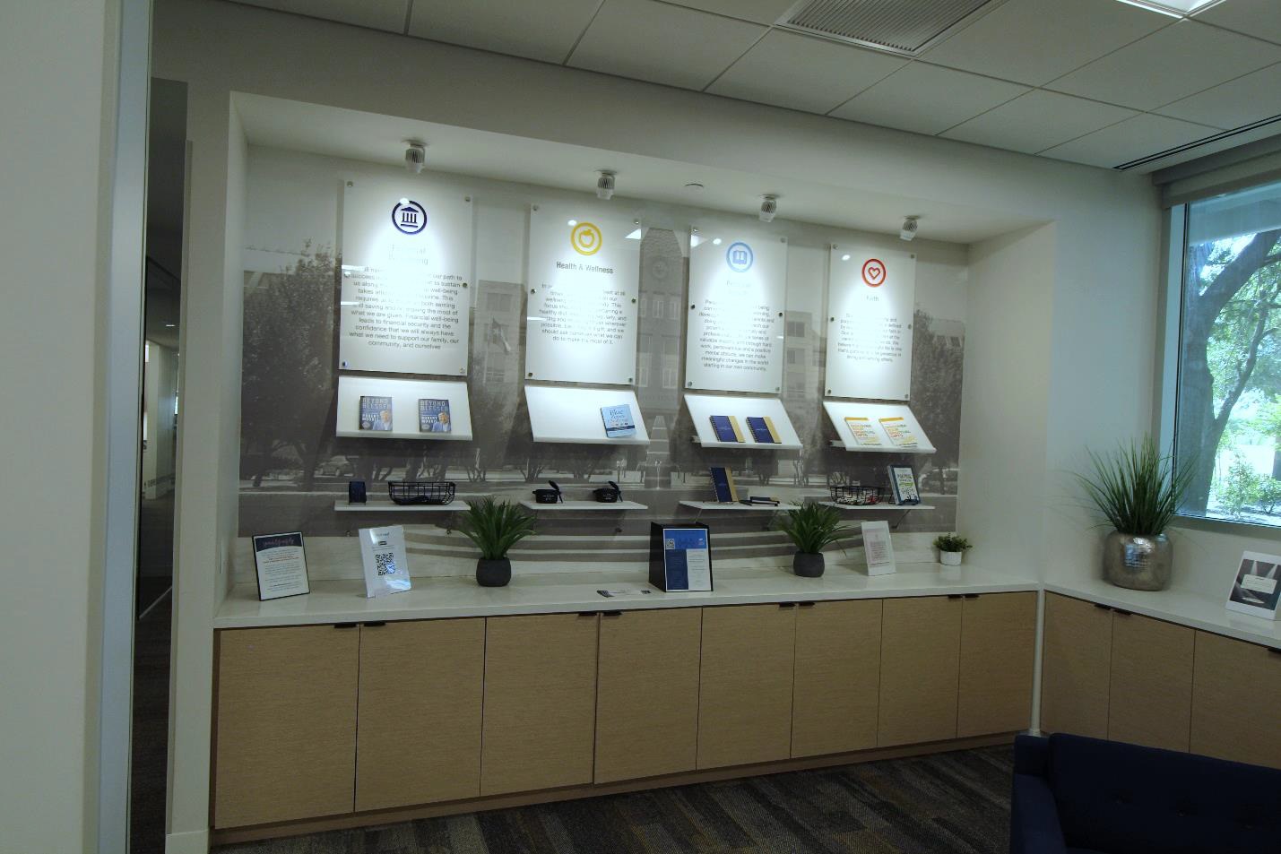 First United Bank - Frisco Preston - customer refreshment area