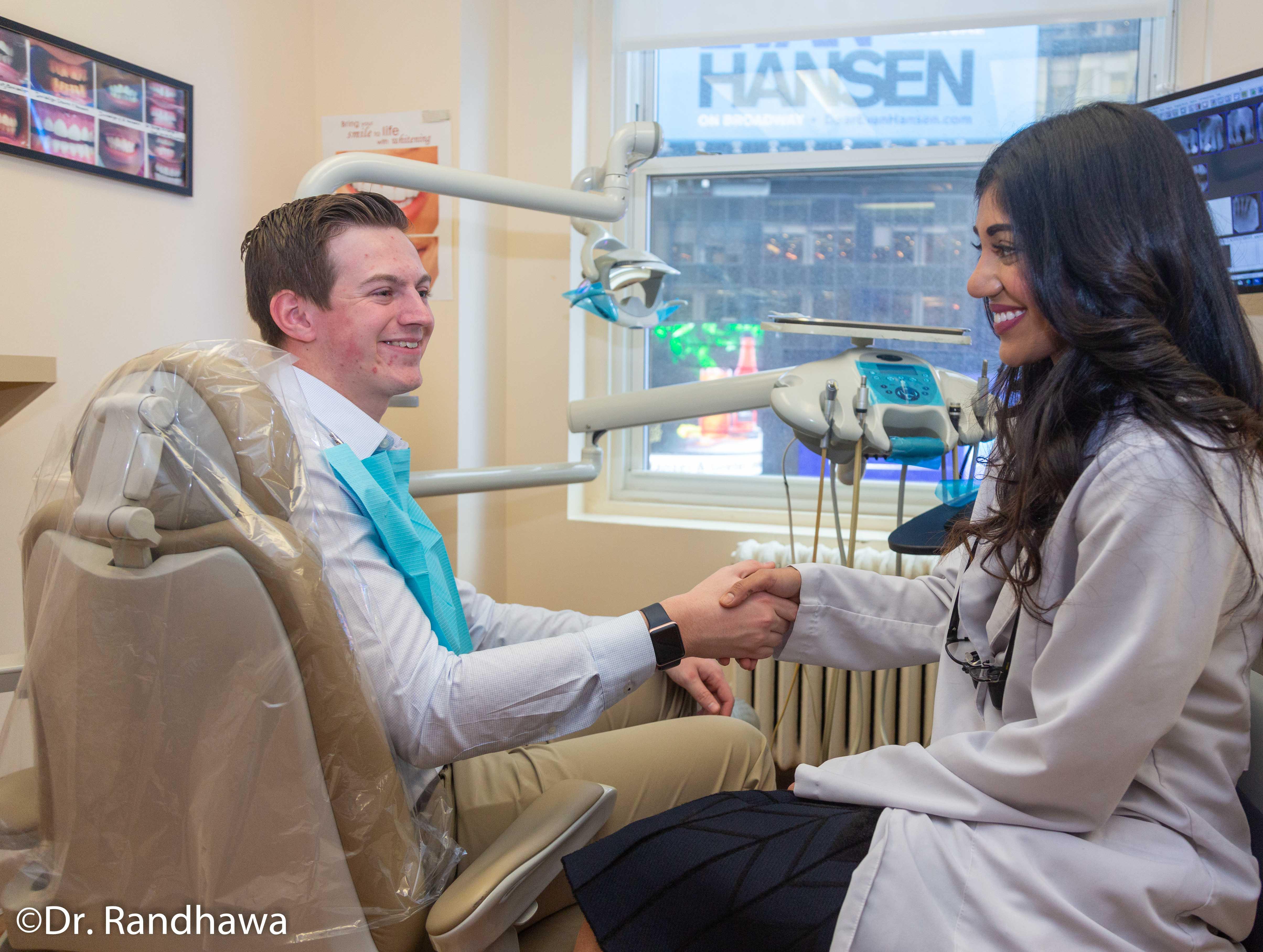 Midtown Dental Care Shaking Hands with Dentist