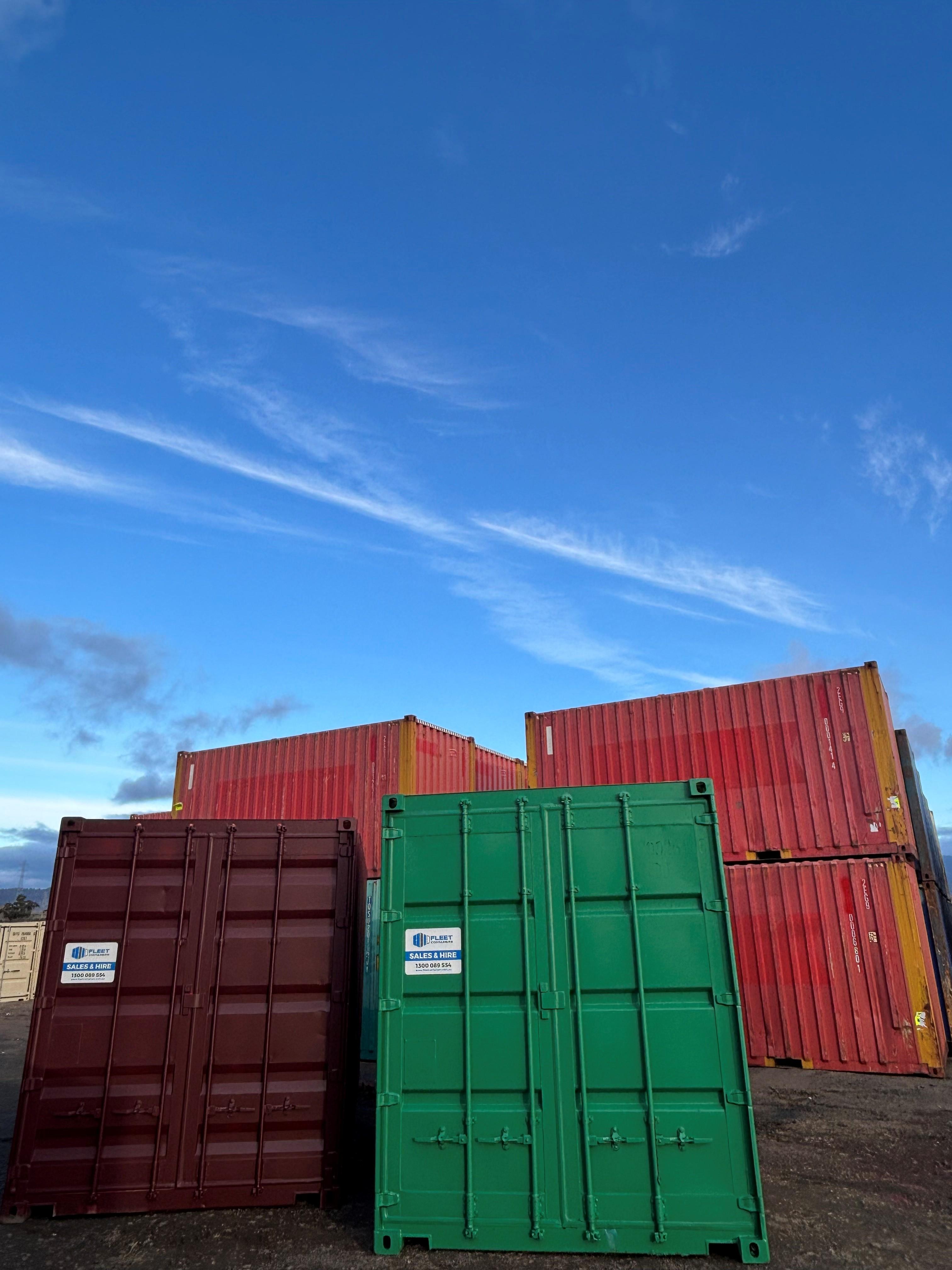 Images Fleet Shipping Containers Tasmania