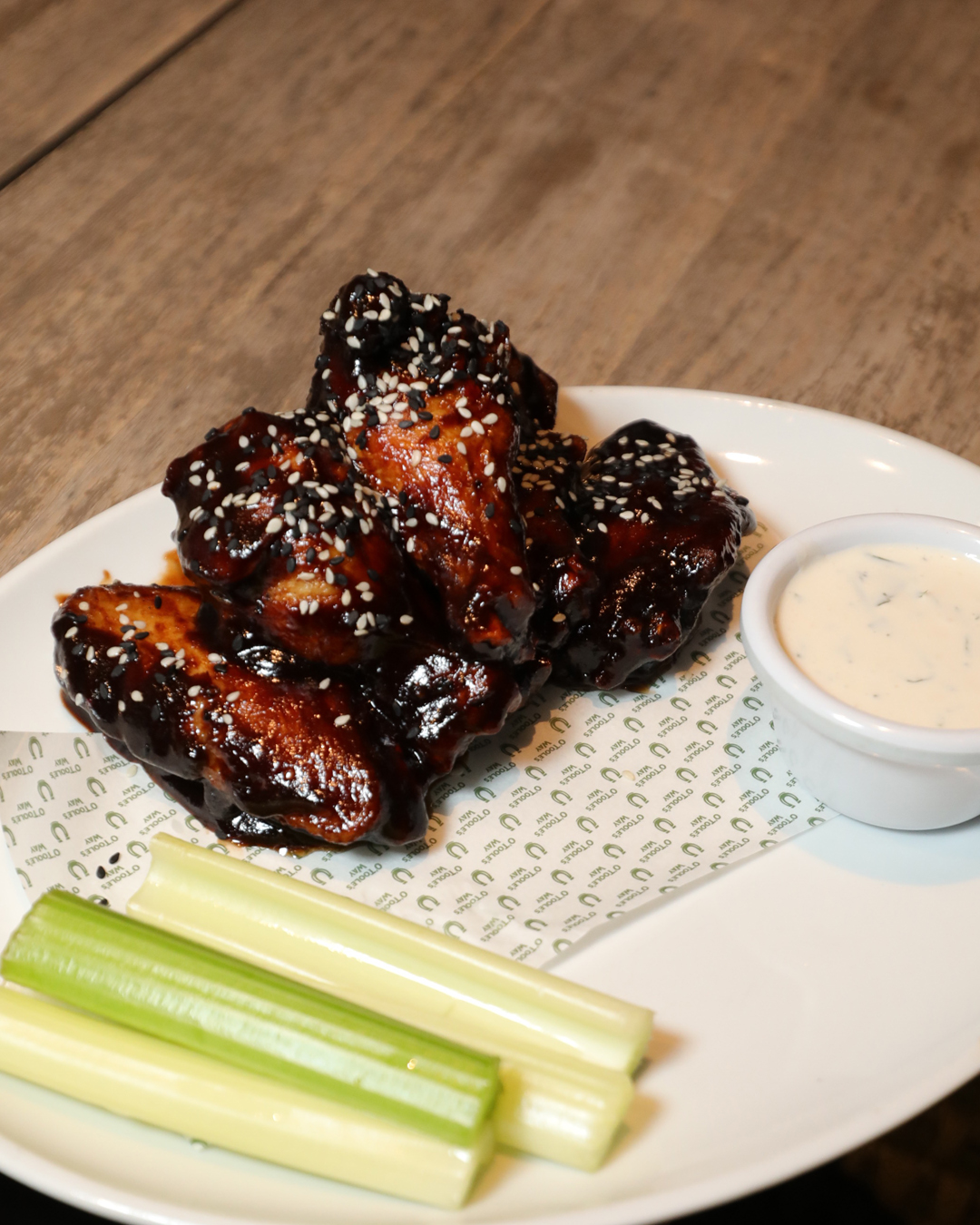 Guinness BBQ wings at O’Toole’s Way.
