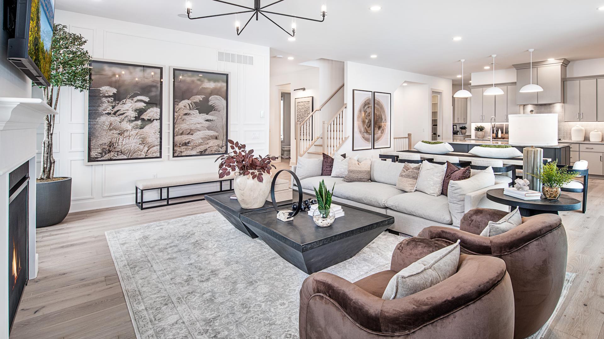 Large open-concept home designs