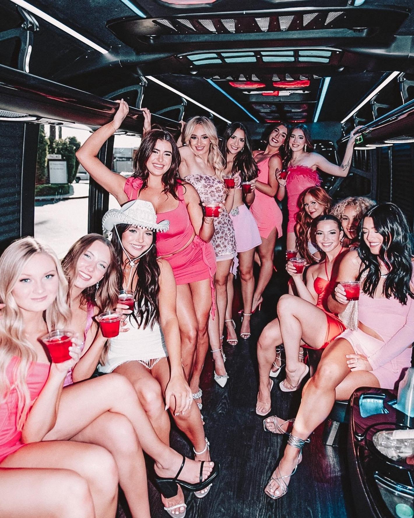 Arrive like royalty and paint the town red in our lavish limo – because every Girls Night Out deserves a touch of glamour and a dash of extravagance!