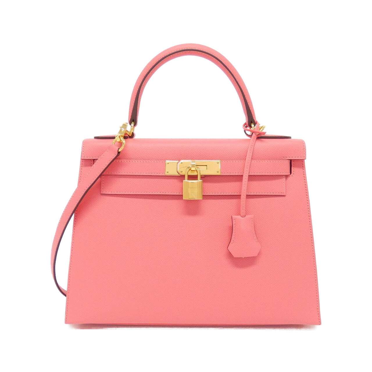 エルメス ケリー 28cm 042319CC エプソン ROSE AZALEE ゴールド金具 C刻印