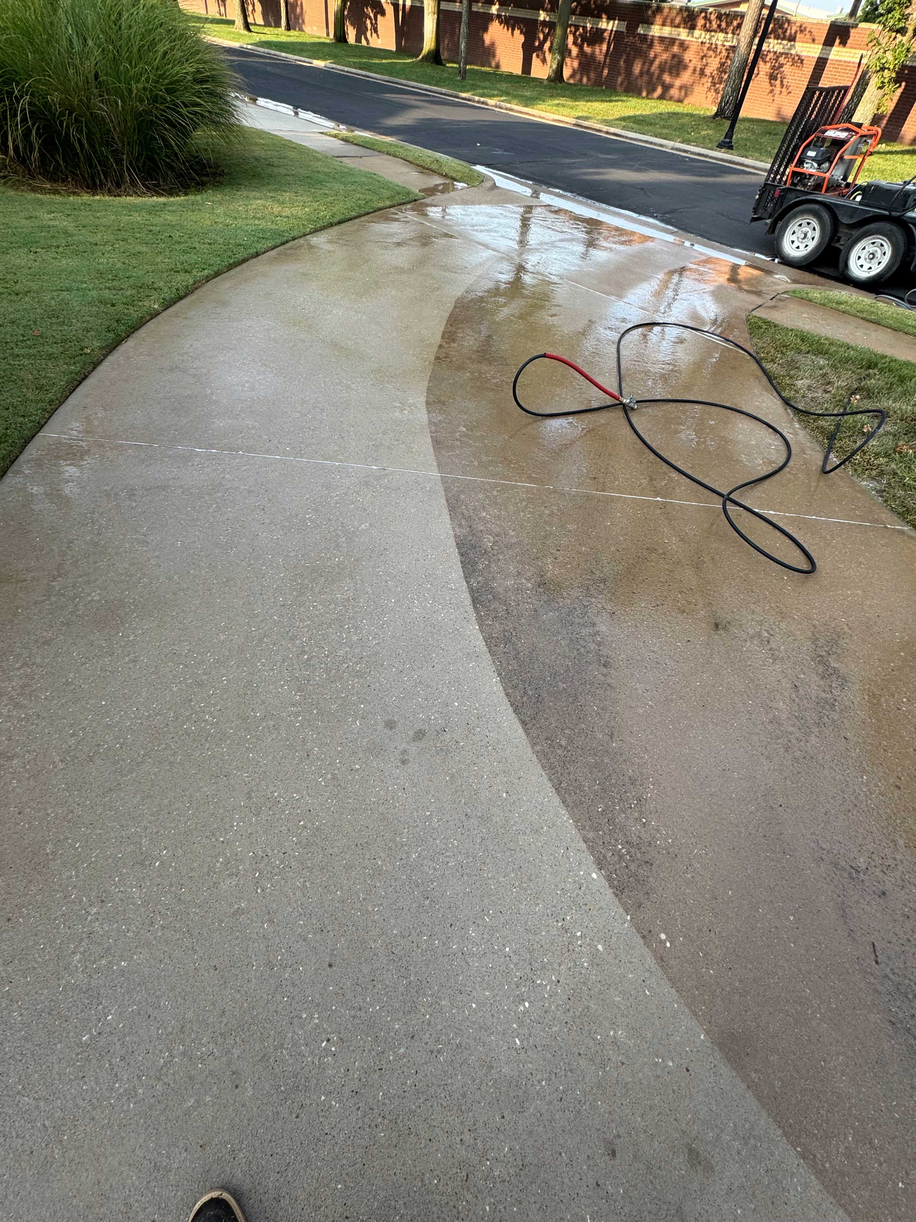 KJ Power Washing Driveway Cleaning