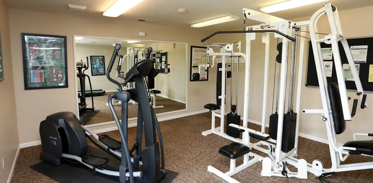 fitness center at The Westcott 