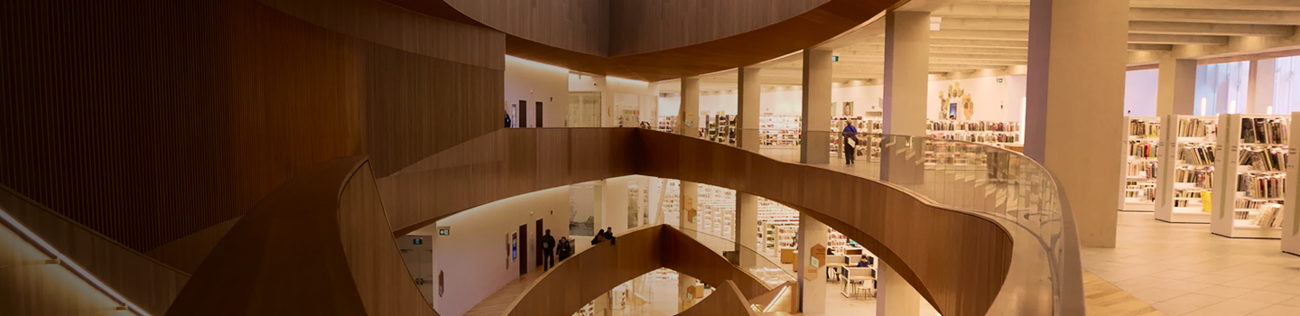 Inside the Calgary Public Library.