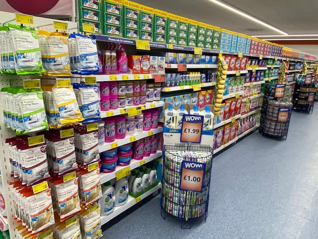B&M's brand new store in Stechford stocks a huge range of cleaning products, from the biggest brands like Daz, Ariel, Comfort, Fairy and many more.