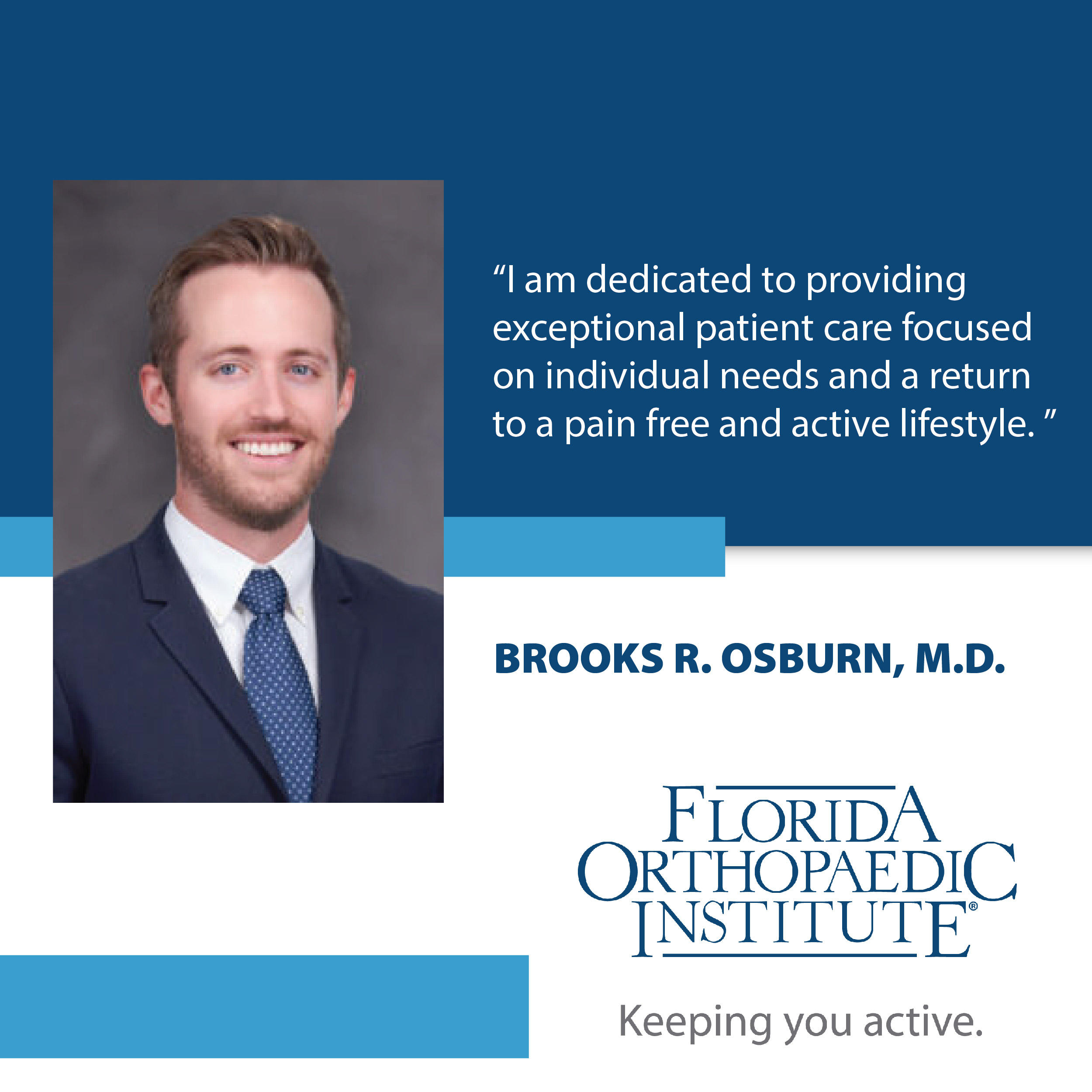 Dr. Brooks R. Osburn physician highlight