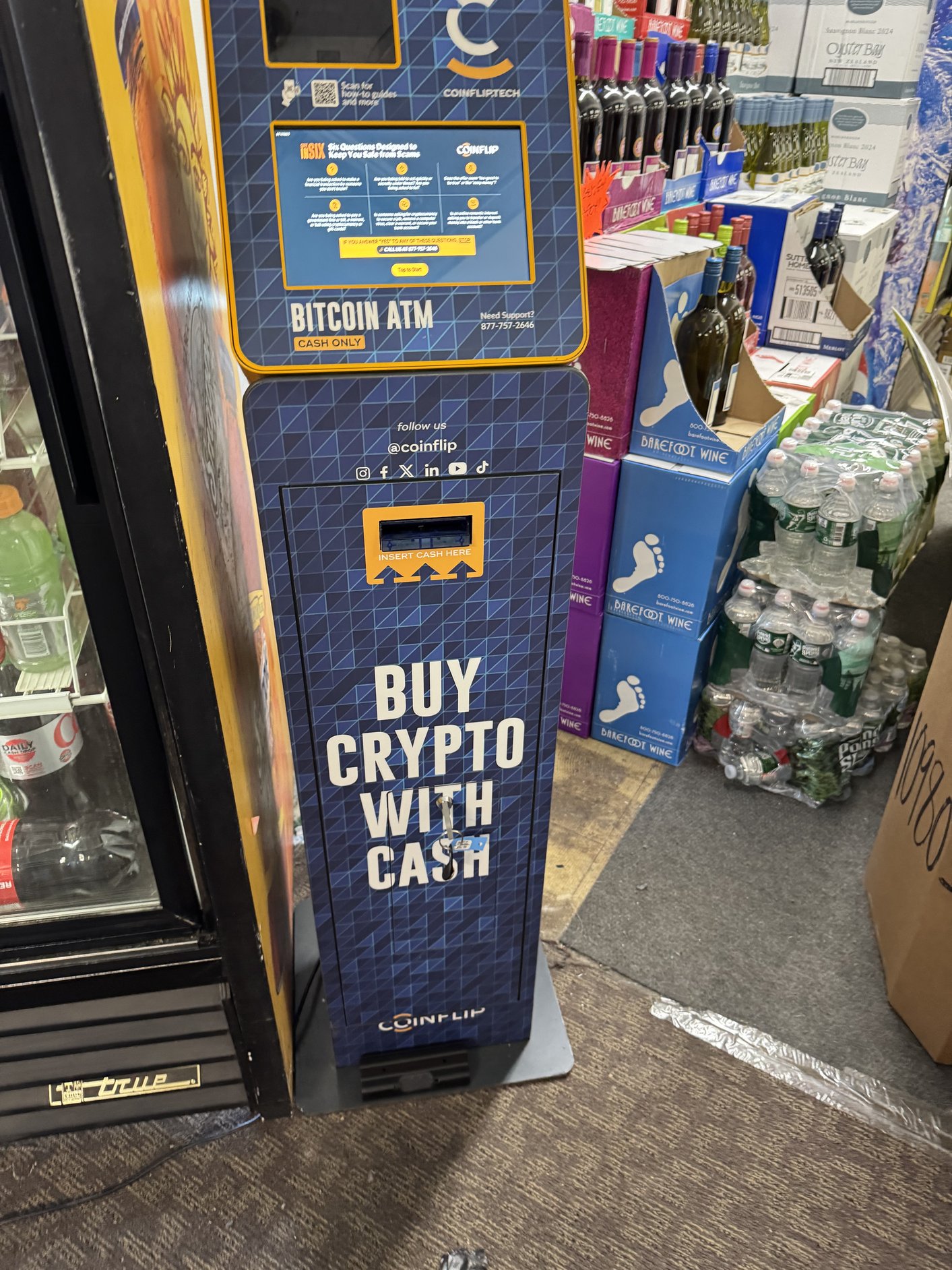 CoinFlip Bitcoin ATM - Cheers Liquors (Brockton)