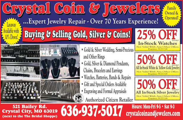 Images Crystal Coin and Jewelers - Not a Pawn Shop