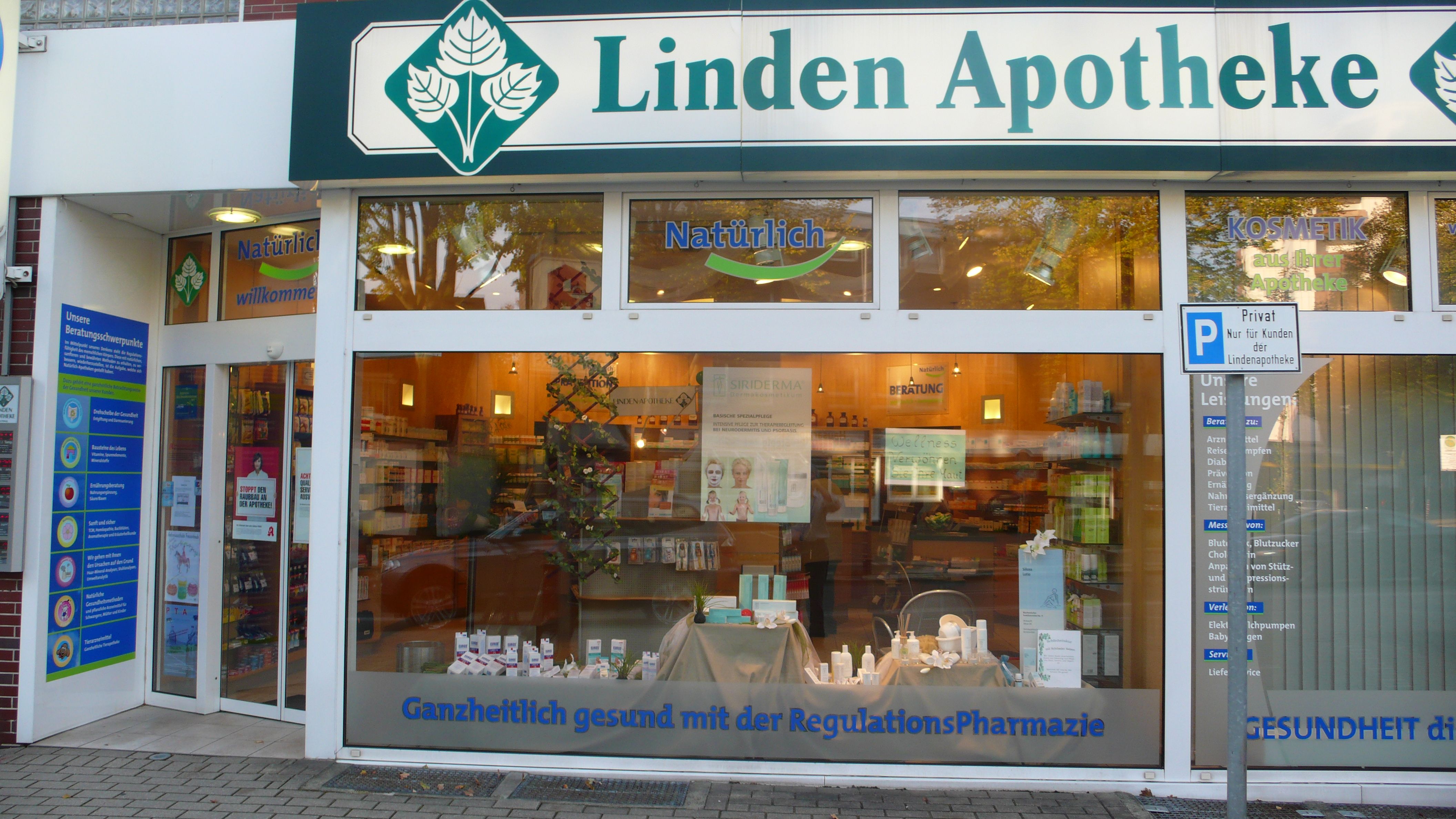 Aussenansicht der Linden-Apotheke