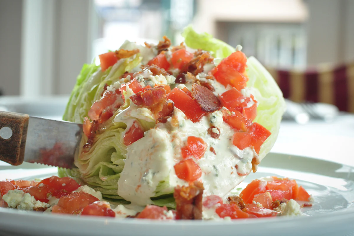 Wedge Salad - SOUPS & SIDE SALADS