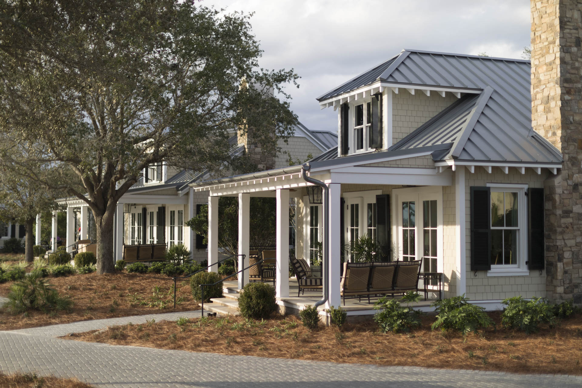 Exterior of Lodge Cottages