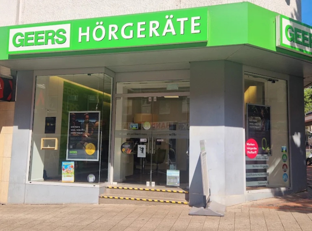 Außenaufnahme vom GEERS Fachgeschäft