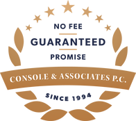 Console and Associates No Fee Promise | We don't get paid unless we win for you!