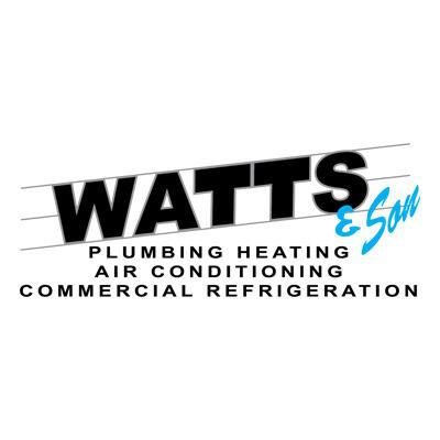 Watts And Son Plumbing Htg & Air Conditioning Logo