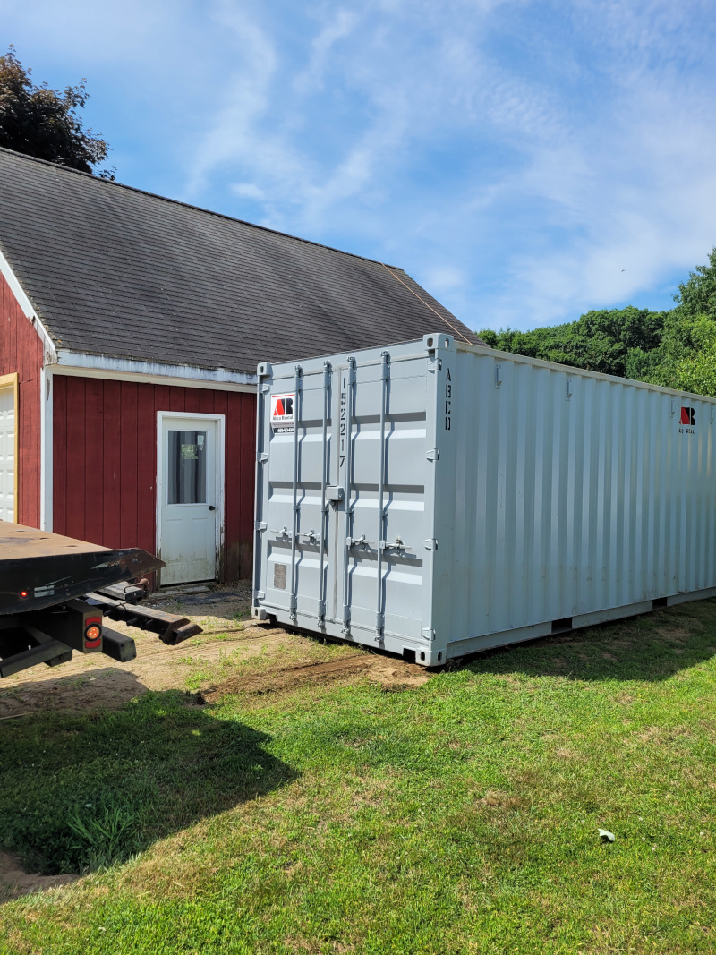 20 ft storage container rental was delivered to SCARBOROUGH, ME 04074 