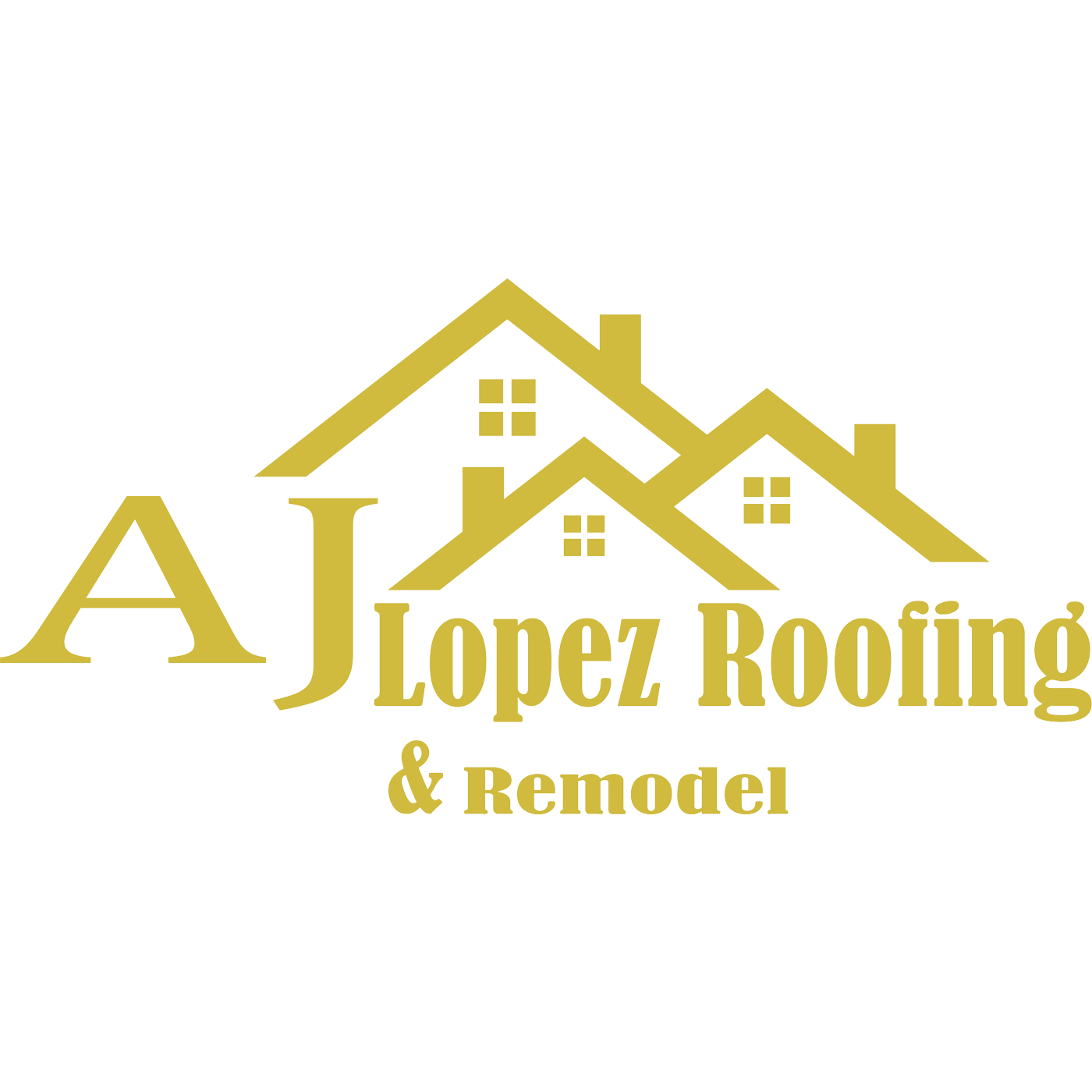AJ Lopez Roofing and Remodel Logo