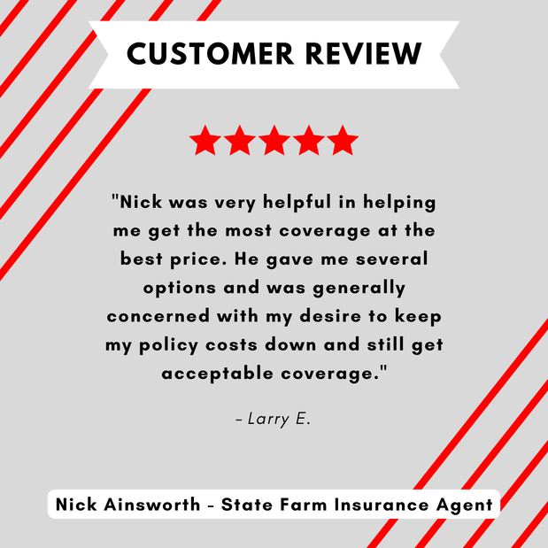Images Nick Ainsworth - State Farm Insurance Agent