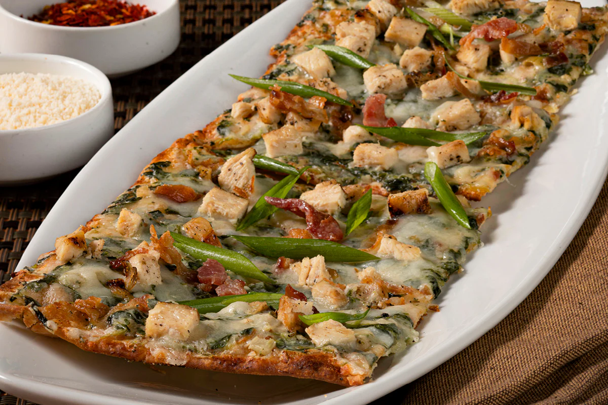 Chicken, Spinach & Bacon Flatbread - LUNCH