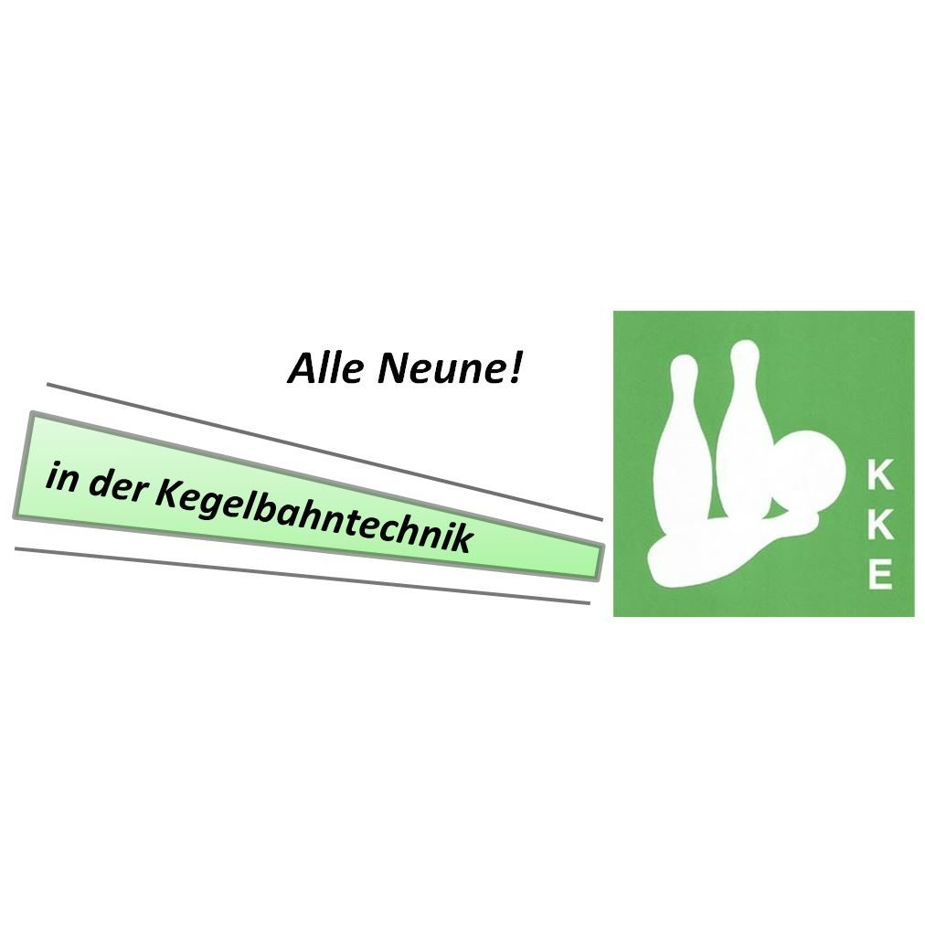 Logo KKE GmbH Kegelbahntechnik Kegelbahnbau