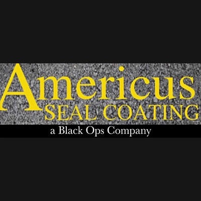Americus Sealcoating a Black Ops Company Logo