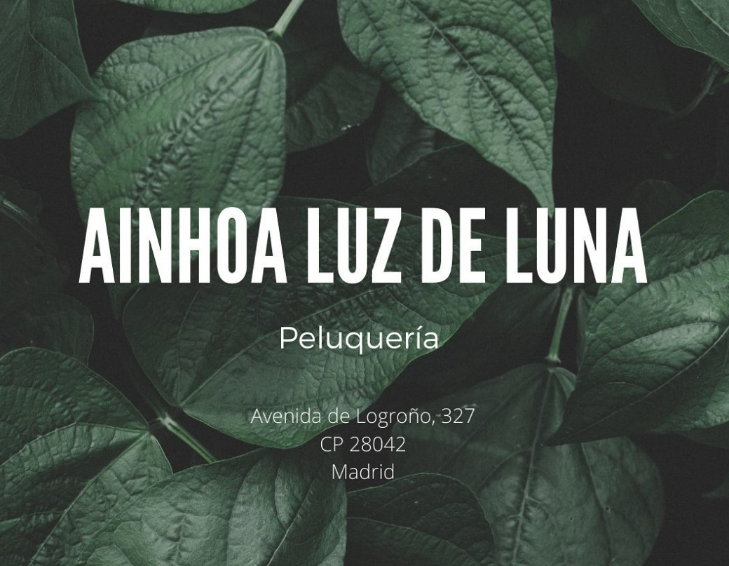 Images Peluquería Ainhoa Luz de Luna