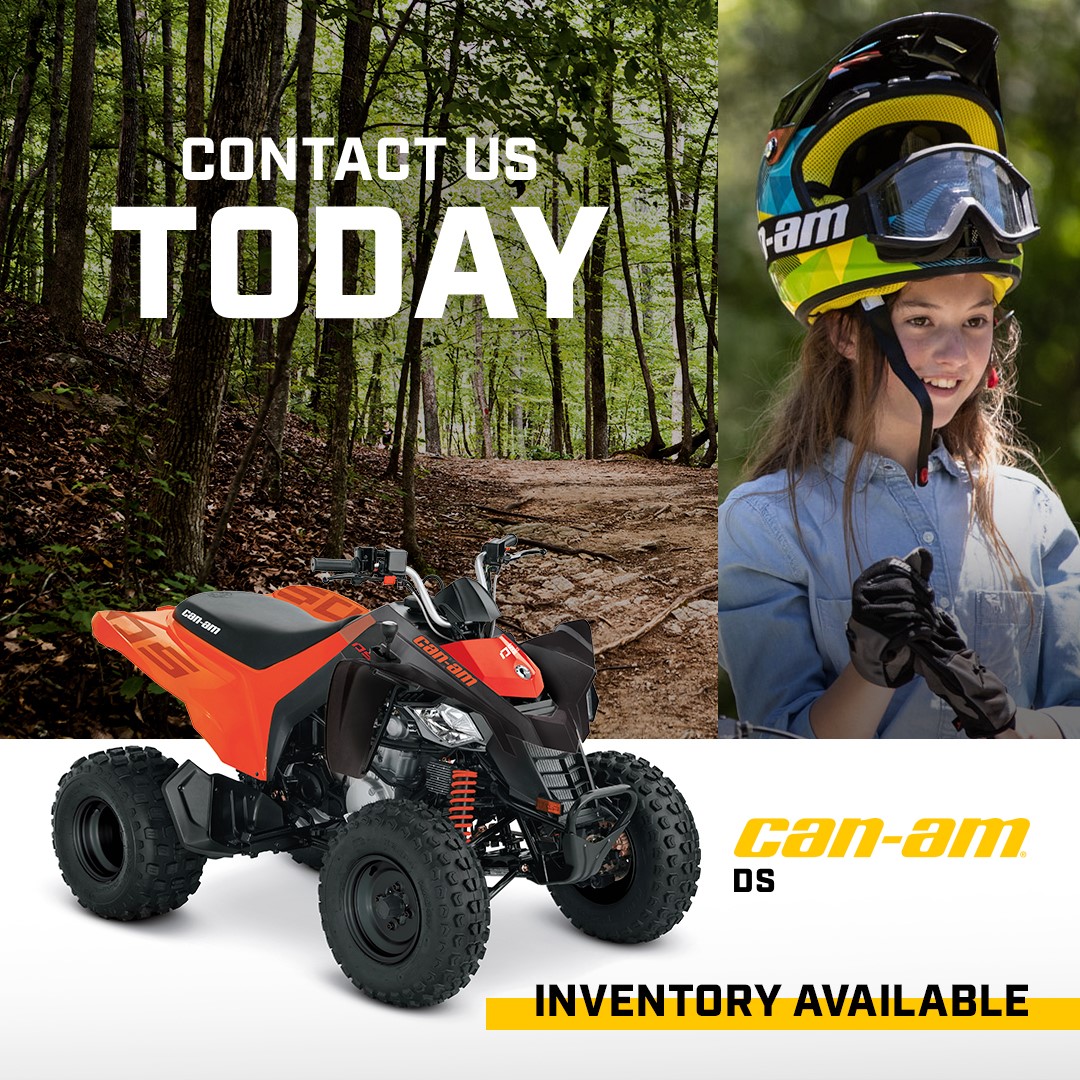 SET THEM FREE This is why we do what we do. Give new riders a real machine to learn on with true can-am design, quality & safety. Electric start, built-in speed limiter options & confidence-inspiring handling to properly introduce off-roading. Call us at 561-593-0021