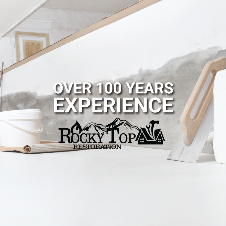 Fire, water, storm, or mold, Rocky Top Restoration can tackle it! We have over 100 years of experience and are ready to serve YOU! Let's get your home back to normal!