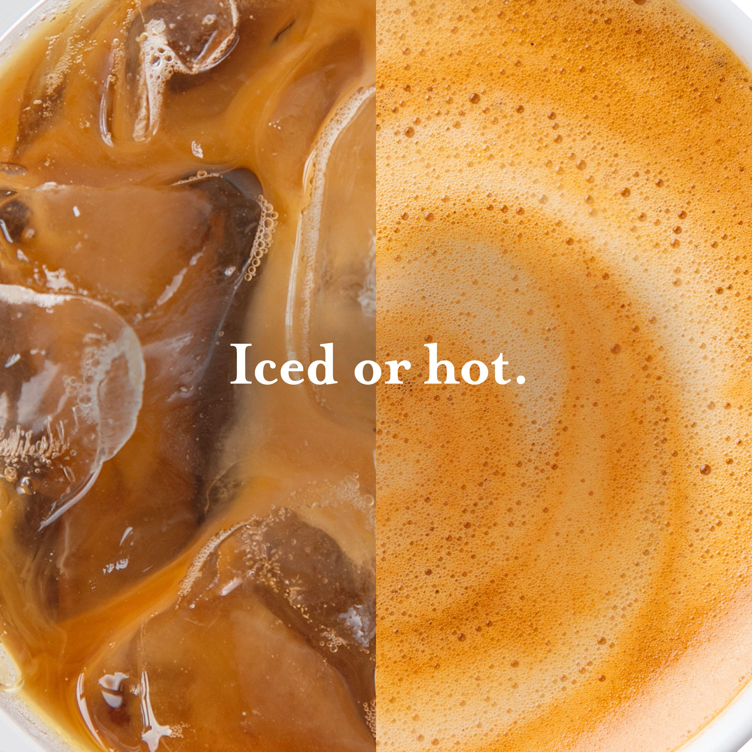 Iced or Hot Coffee & Tea