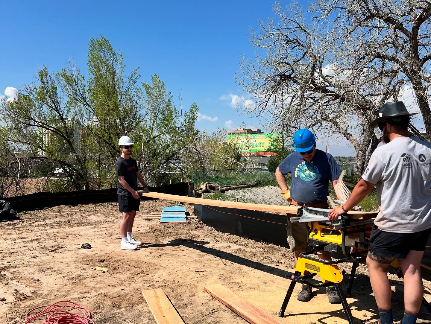 Building houses with Habitat for Humanity Metro Denver was the highlight of our week! We swapped our desk jobs for some serious manual labor and boy are we feeling it today! This land was donated to Habitat for Humanity from a local church and it will cost them more to build it than what they’ll sell it for to their qualified families. We’re proud to support such a great cause. They are always looking for good volunteers so we highly recommend it if you’re looking to support a good cause.