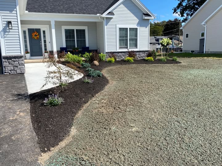 Another lawn installation and full landscape!