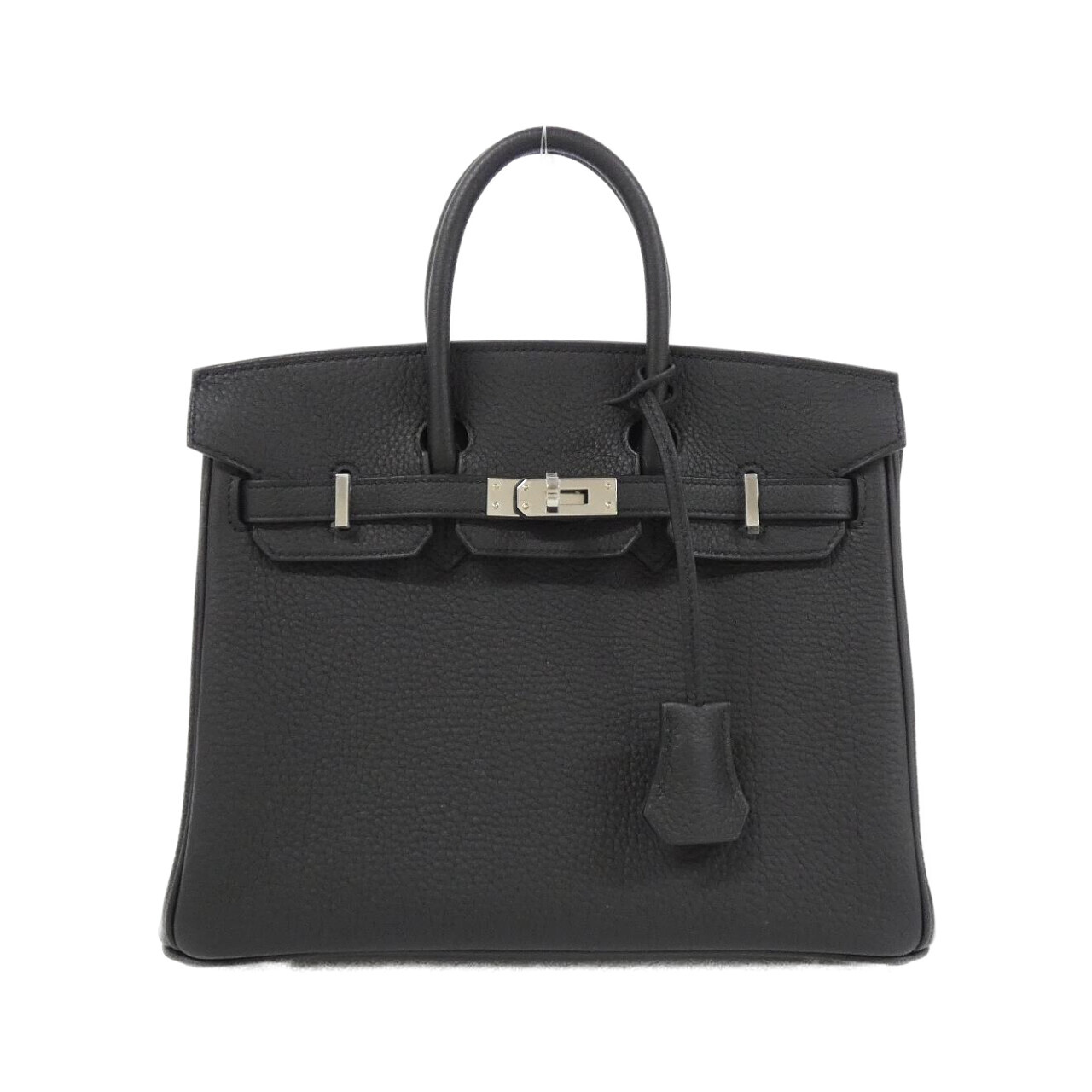 エルメス バーキン 25cm 041344CK トゴ BLACK シルバー金具 K刻印
