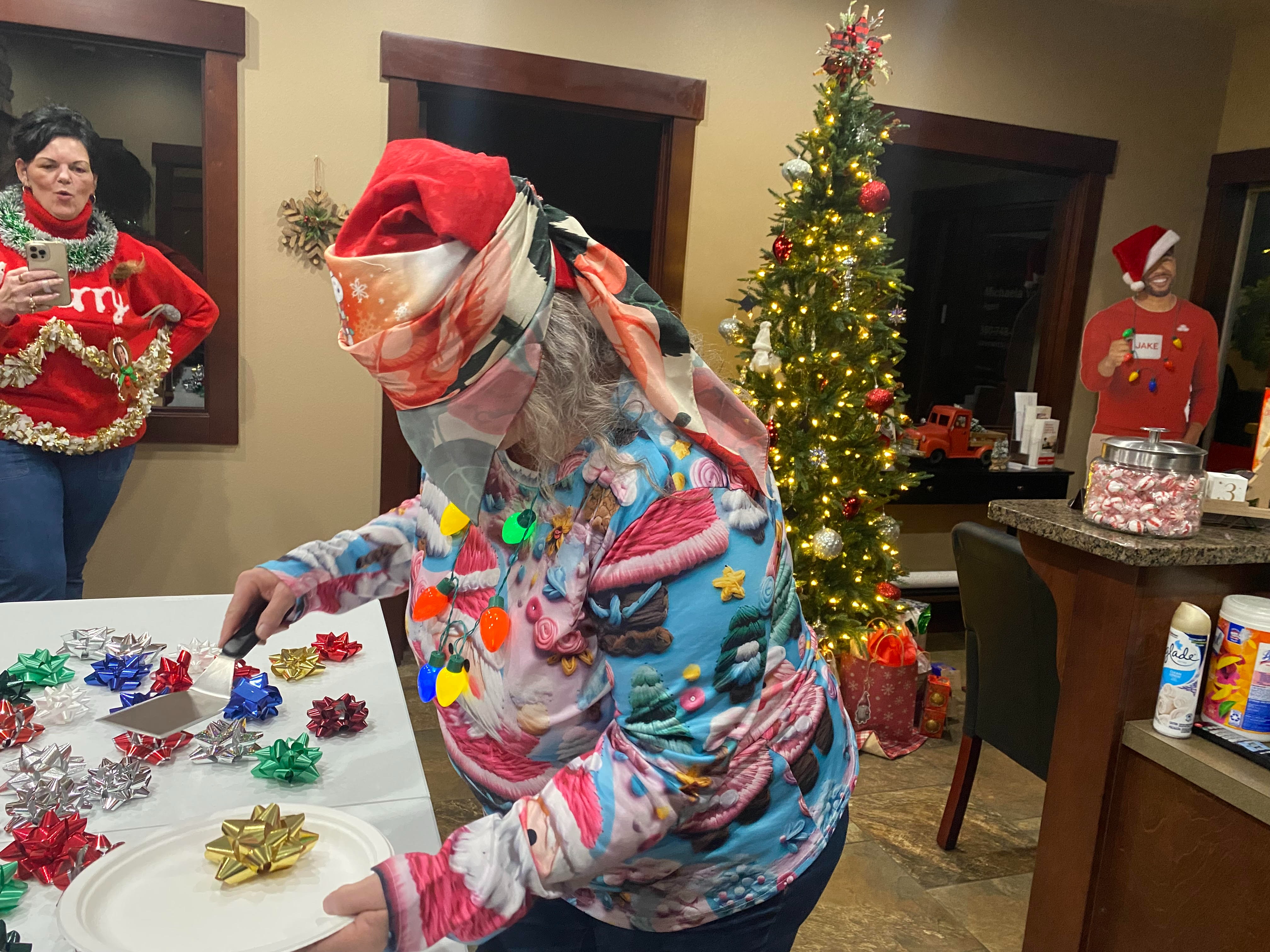 A flashback to last year's Holiday party!