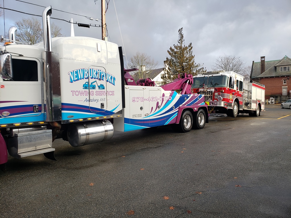 Stuck on the side of the road? Call for a tow!