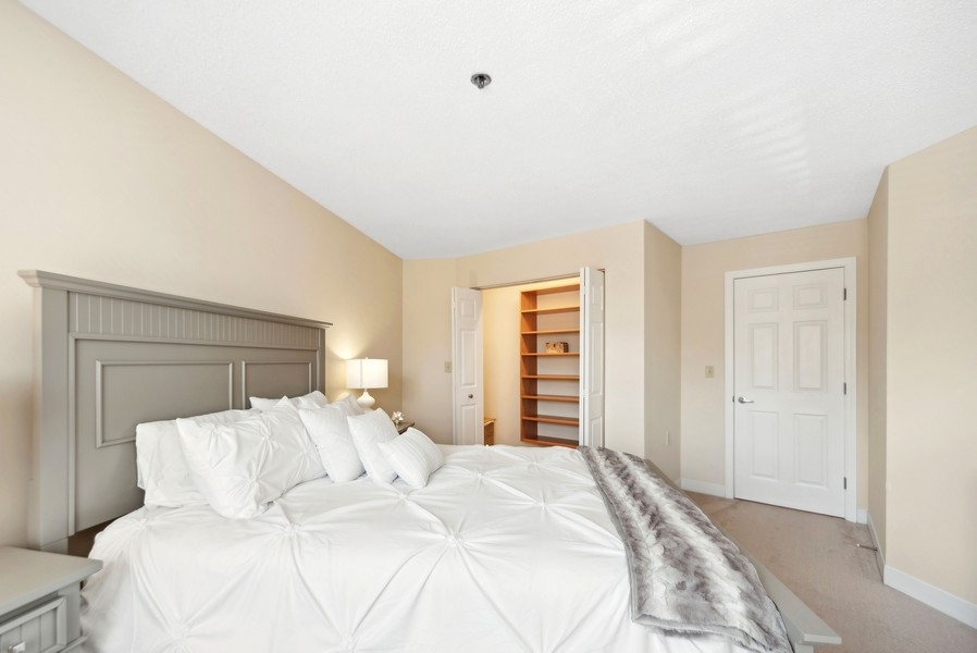 The Gables at Winchester model apartment bedroom