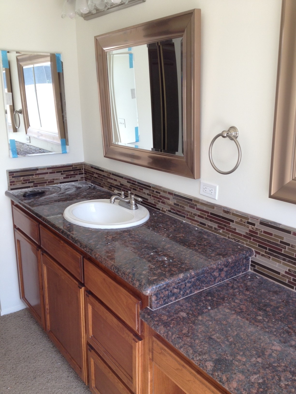 Bathroom Remodel (finish) Advanced Plumbing Service Bakersfield (661)834-0424