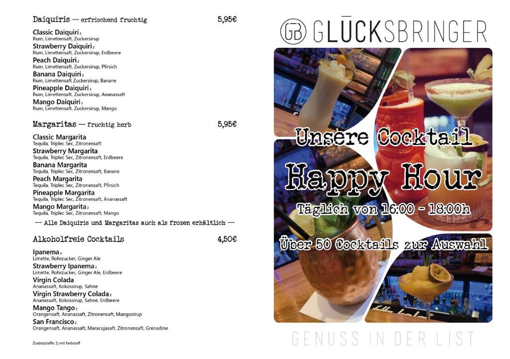 Glücksbringer - Genuss in der List, Ferdinand-Wallbrecht-Straße 44 in Hannover