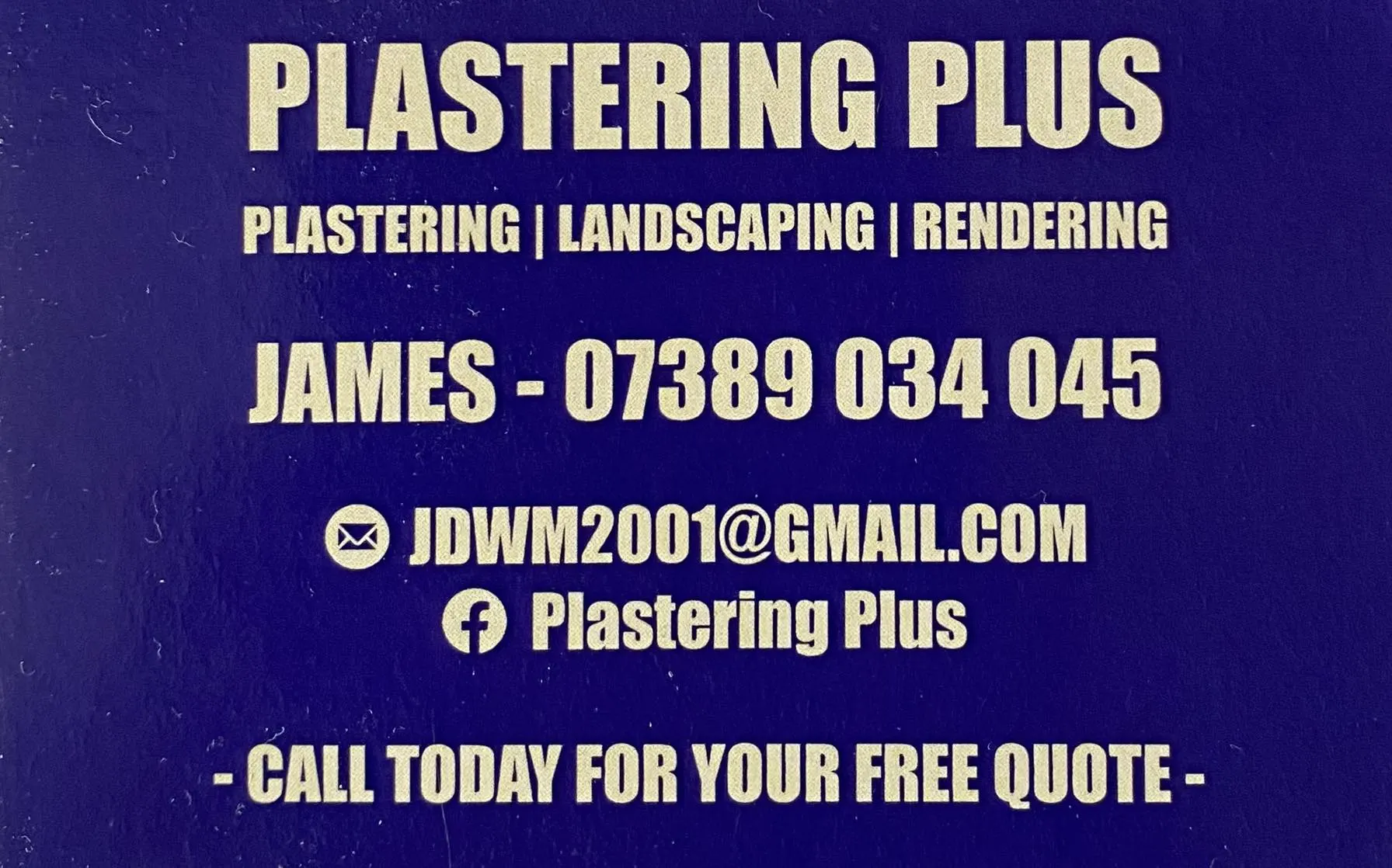 Plastering Plus Wakefield 07389 034045