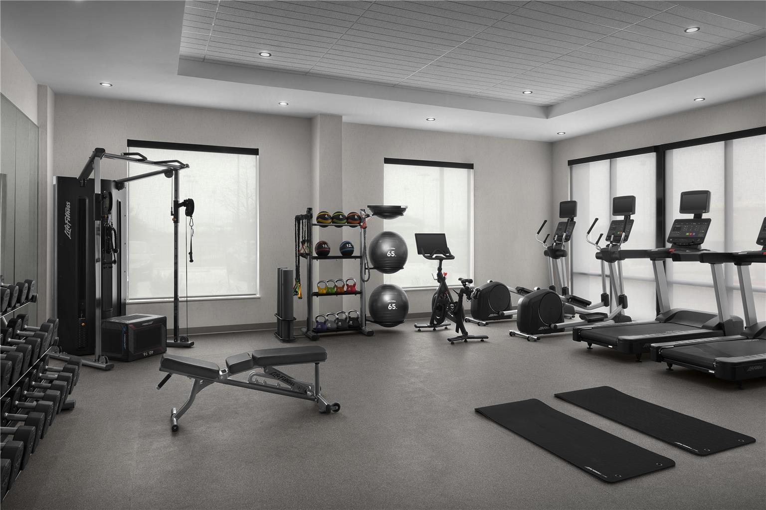 Health club  fitness center  gym