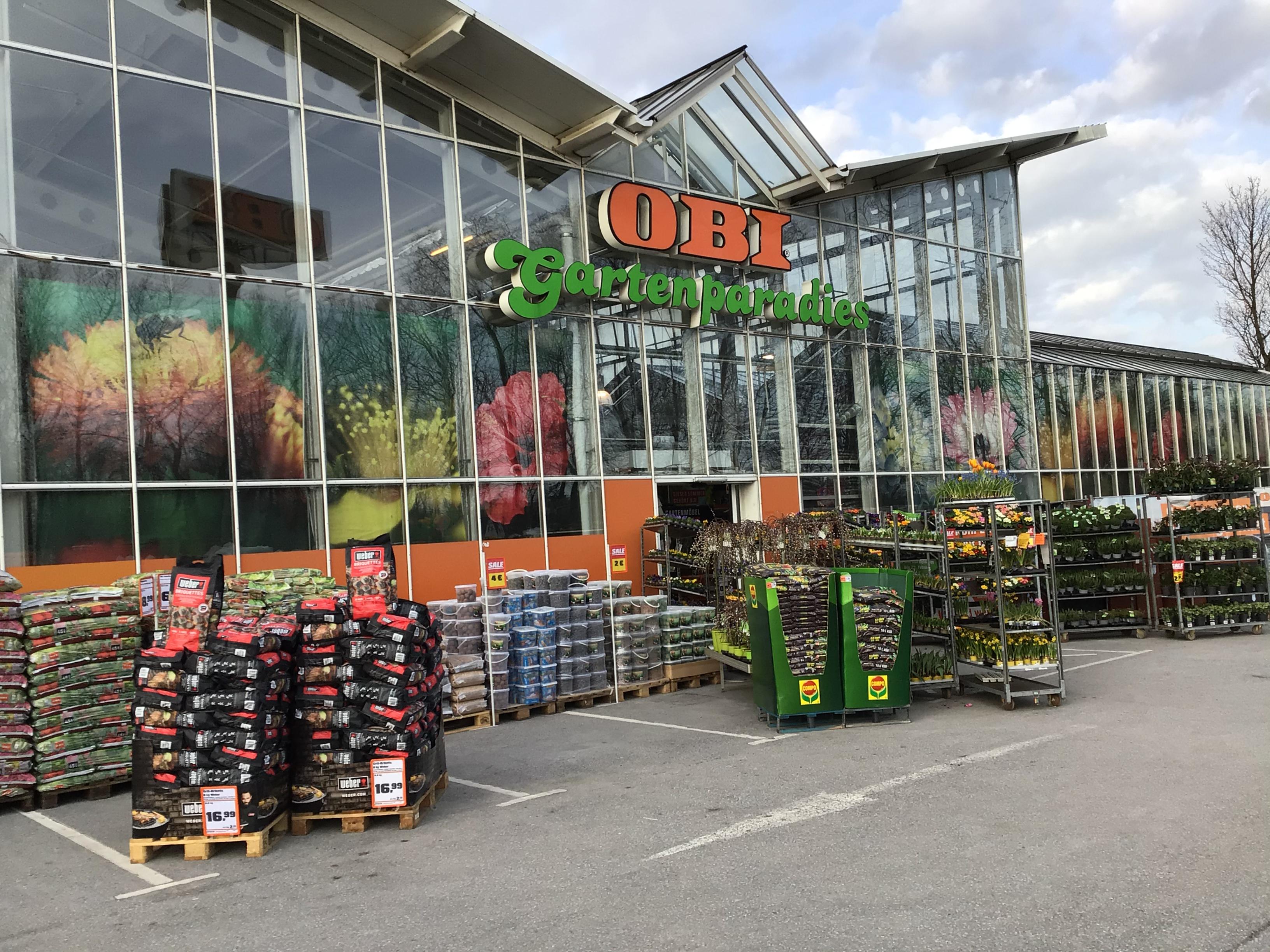 Öffnungszeiten OBI Gartencenter Velbert Metallstr. 15